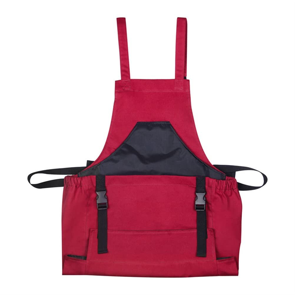 Praktická záhradnícka zástera s veľkou vreckom na zber