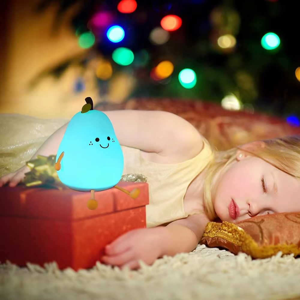 Oppladbar silikon nattlampe for barn