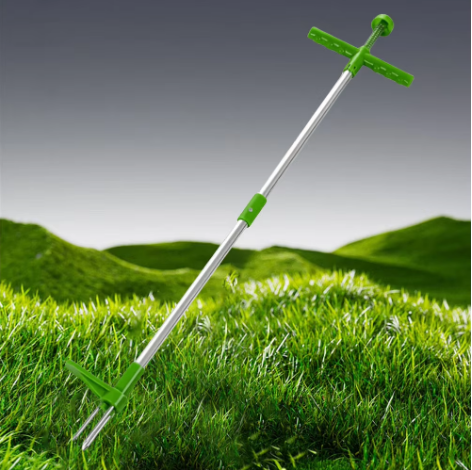 Steel weed extractor