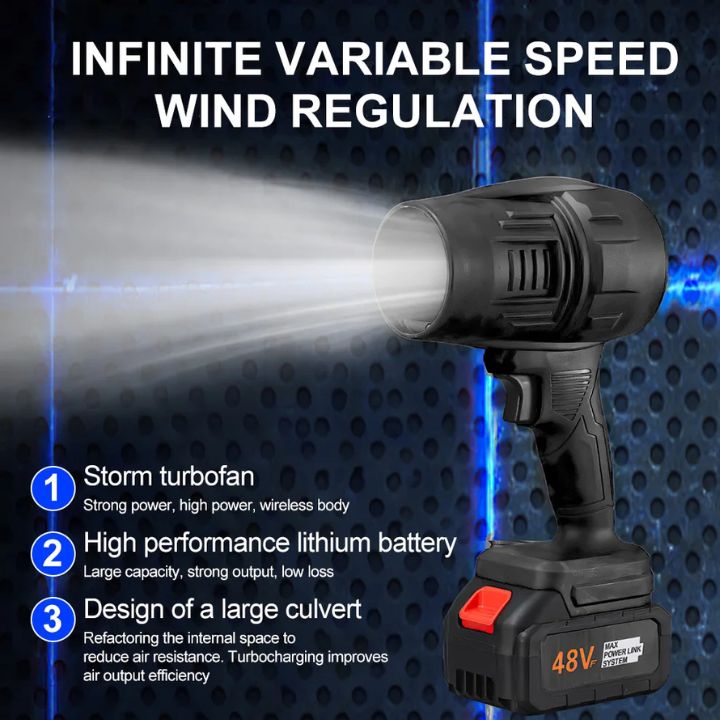 نفاخ هواء لاسلكي – نظف بدون جهد وبدون أسلاك 