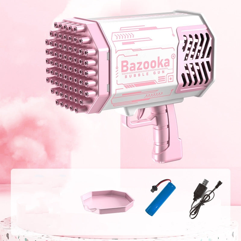 Pistola de burbujas recargable 