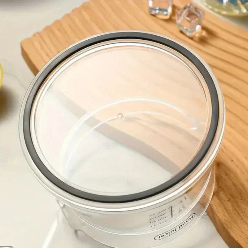 Exprimidor manual práctico para jugos frescos fáciles 