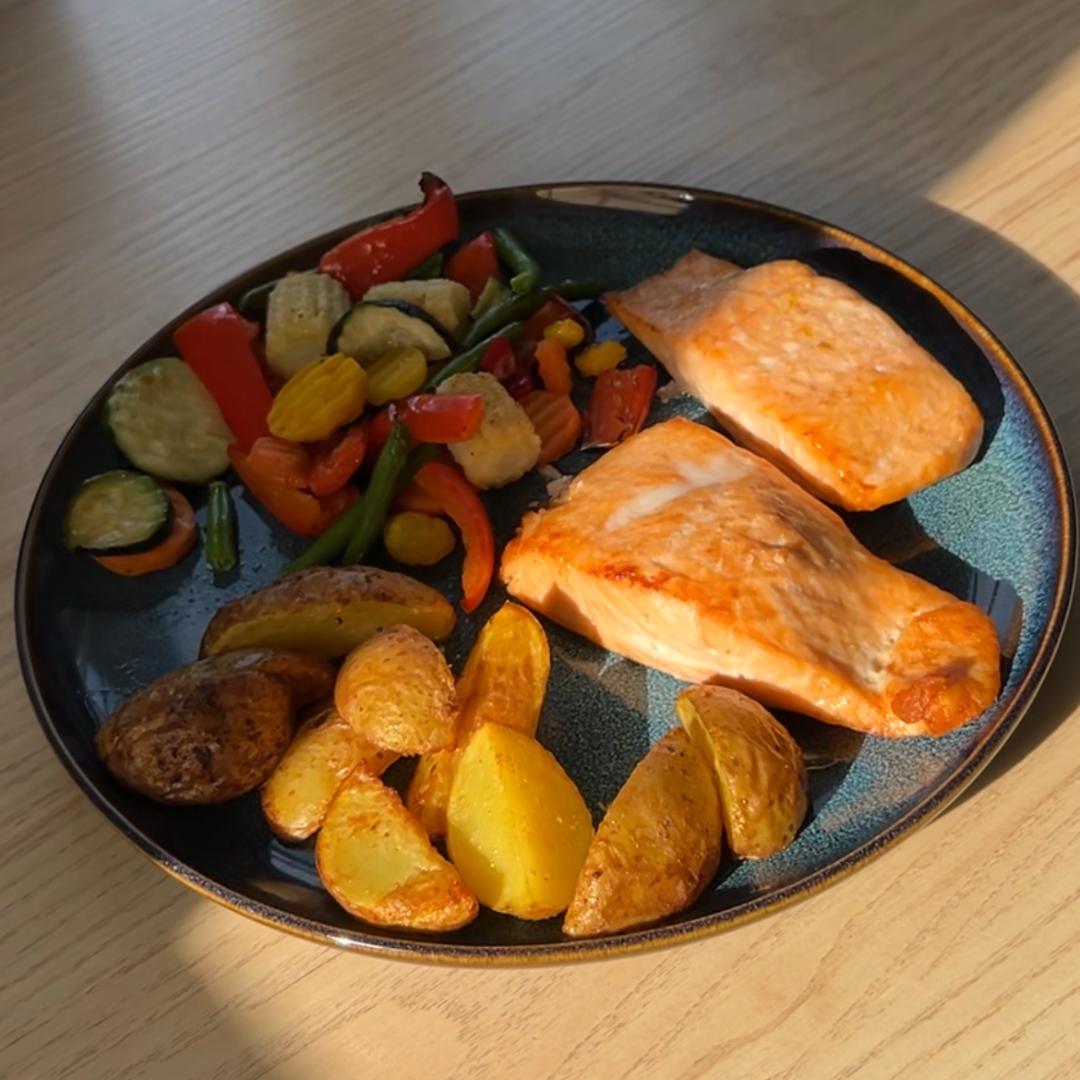 Rétegezhető kosarak egyenletes légkeveréses sütéshez (x3) 