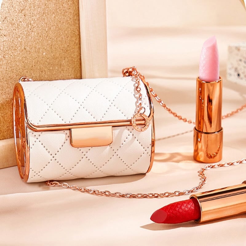 Rujuri mate într-un set cu geantă de mână elegantă 