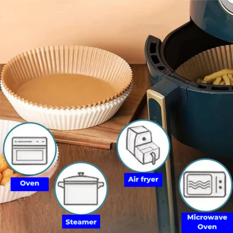 Praktické pečicí papíry pro Air fryer – Čistota a úspora času 