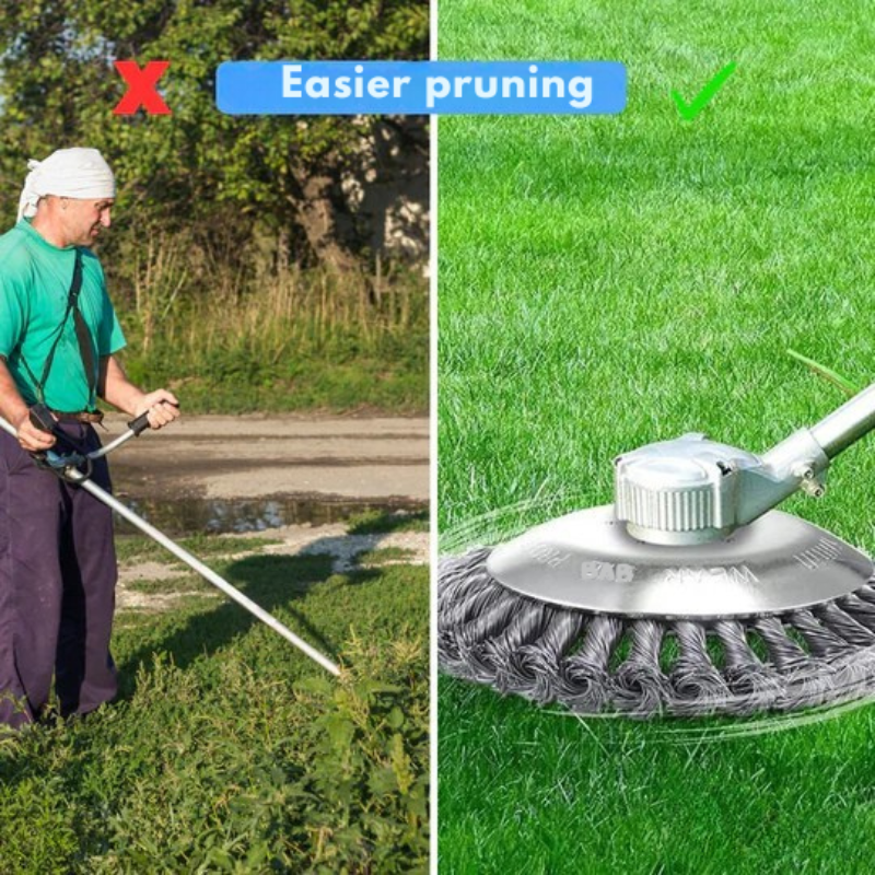 Ogräsbekämpa snabbt och utan ansträngning, även på hårda ytor 