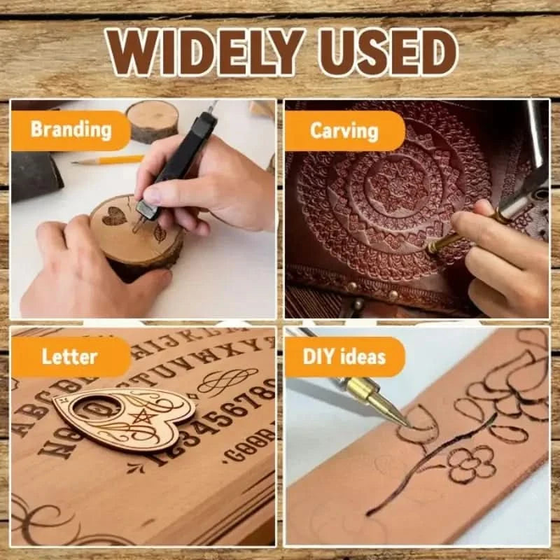 Kit de pirograbado en madera para artistas 