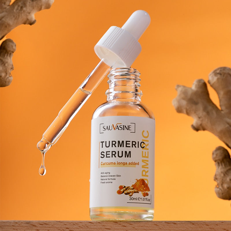 Curcuma Serum: Naturlig Korrektion af Mørke Pletter 