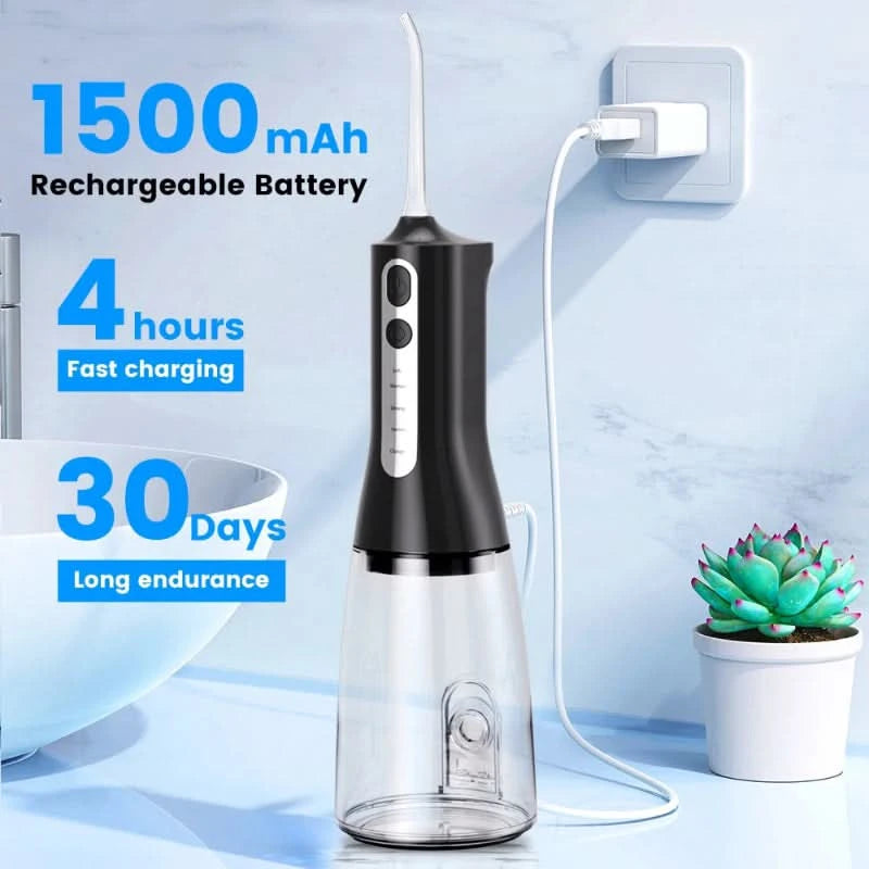 Hydropulse akumulatorowy do pielęgnacji zębów 