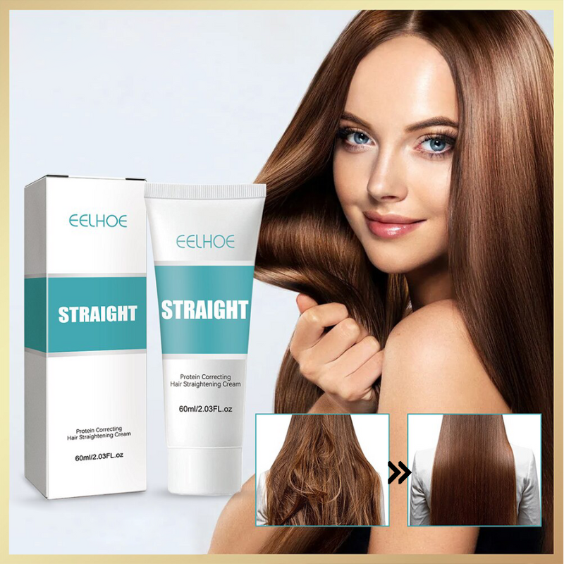 Crema alisadora instantánea para un cabello sedoso 