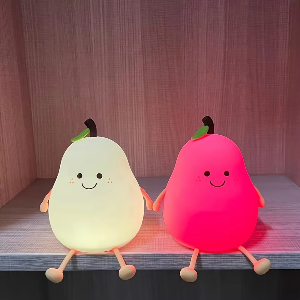 Luz nocturna de silicona recargable para niños 